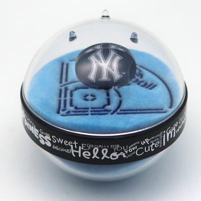 China All of the world custom acrylic sports box baseball football golf souvenir giift for sale