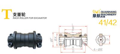 China Heat Resistant Excavator Track Guards With HRC50-55 Hardness for sale