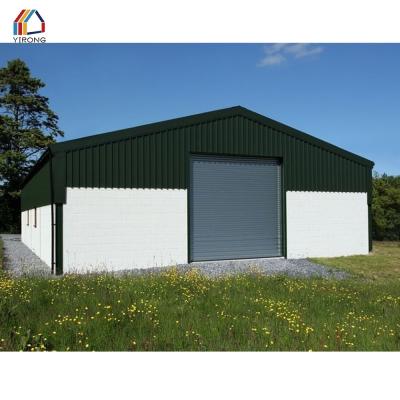 China Guangzhou Industrial Steel Structure Warehouse Workshop Prefab Steel Structure Garage Parking Lot for sale