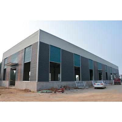 China The workshop etc. wareshouse prefabricated parking steel structure two story design metal construction workshop for sale