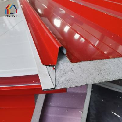 China Modern Wall And Roof EPS ISO Certificated Low Price Waterproof / Fireproof / Insulated Sandwich Panel for sale