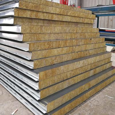 China Industrial Fireproof Rock Wool PU Wall And Roof Sandwich Panels For Sale for sale