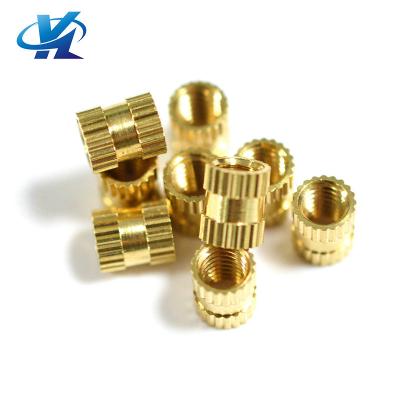 China Customize male female copper CNC parts round thumb stud brass blind self-clinching knurl rivet self-locking nut for sale