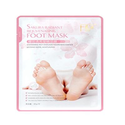 China Moisten Maintenance Deep Water Lock Hot-selling Foot Care Combined With Cherry Blossom And Multi-Plant Extract Exfoliating Callus Care Foot Mask for sale