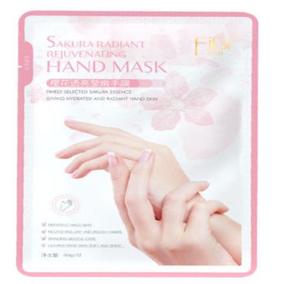 China Hot Selling Skin Revitalizer Hand Care Soft Vitamin C Without Preservatives Herbal Repair Rough Skin Hand Mask for sale