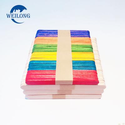 China China Environmentally Friendly Sanitary Mixed Color DIY Stick Craft Wooden Stick for sale