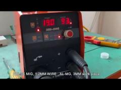 Aluminum welding 5kg wire spoon gasless welding MIG welding machine AC220V Input Voltage