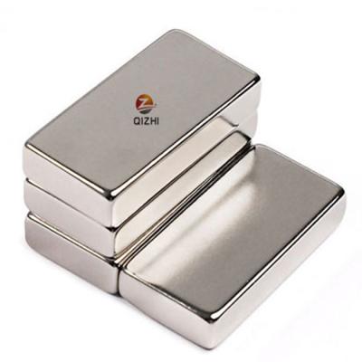 China Custom Strong Magnetic Industrial Magnet Size N52 Ndfeb Block 50*20*10 Motor Generator Magnets for sale