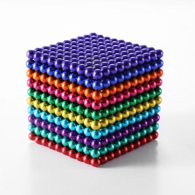 China N52 Toy Tender Colorful Permanent Magnet Neodymium Magnetic Balls for sale