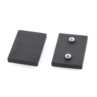 China Industrial Magnet Free Samples Rubber Coated Neodymium Mounting Magnets With Screw Pot Magnets for sale