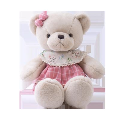 China Creative Gift New Lovers Bear Plush Toy Doll Dress Skirt Cool Small Bear Doll for sale