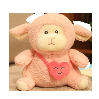 China New Arrival Cute Soft Stuffed Plush Sheep With A Bag Comfortable Plush Doll Lamb Toy for sale