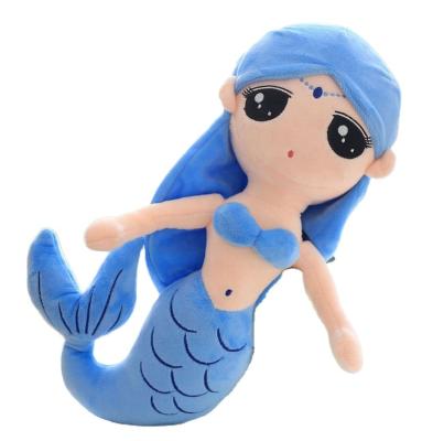 China High quality eco-friendly plush mermaid toy pillow/custom make stuffed toy/hotsale mermaid cute printing plush mermaid cushion toy for sale