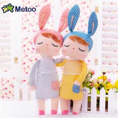 China Plush 13 inch Kawaii Stuffed Animals Baby Kids Soft Toys For Girls Children Birthday Christmas Angela Rabbit Metoo Doll Gift for sale