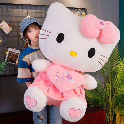 China Classic Plush Hello Kitty Plush Toy Stuffed Pillow Hot-selling Gift For Kids Valentine's Day Gift for sale