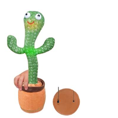 China Modern Tik Tok Play Styles Bestselling Mexican Variety Recording USB Rechargeplush Dance Cactus for sale