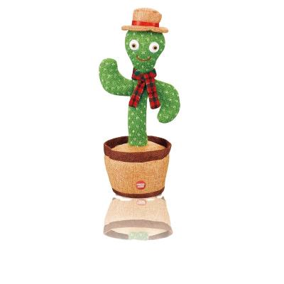 China Made of Soft Material Tik Tok Hot Selling Funny Stuffed Toys Sings and Dancing Cactus Toy Plush Doll Dancing Cactus for Kid Voice Recording Factory Toys for sale