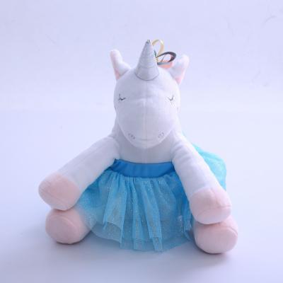 China Wholesale Fashion PP Cotton Soft Promotion Drop Shipping Cute Ballet Unicorn Plush Pillow for sale