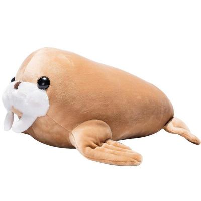 China Game Stuffed Animals Toy Neat Soft Ocra Body Stuffed Walrus Plush Toys Wholesale Cute Walrus Large Stuffed Animals for sale