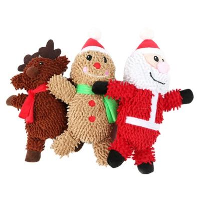 China Stocked Hot Selling Christmas Plush Pet Toy For Dog for sale