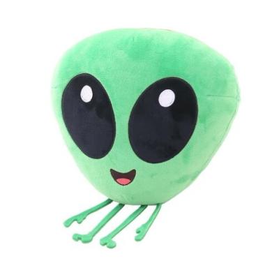 China For cute green ET decoration emotion plush toy use and stuffed aliens cushion toys for boys and girls /plush ET alien doll pillow toys/stuffed alien pillow for sale