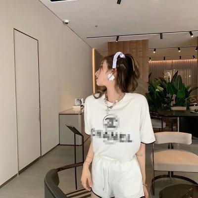 China Hot Sales QUICK DRY Lettering Summer Casual Two Piece Set T Shirt Set Designer Style Luxury Two Piece Short Sleeve Shorts for sale