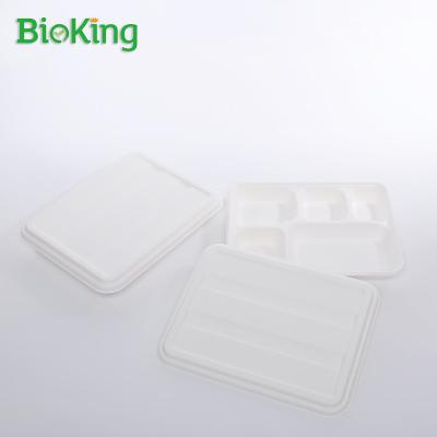 China BioKing Biodegradable Biodegradable and Compostable Disposable Sugarcane Bagasse Bowl for sale