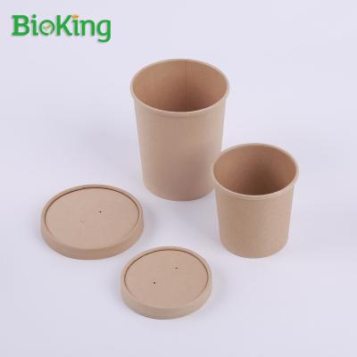 China Oil-resistant; Factory Direct Selling Water Resistant Food Bowl Soup Bowl Paper Packing Takeout Cup Carrier for sale