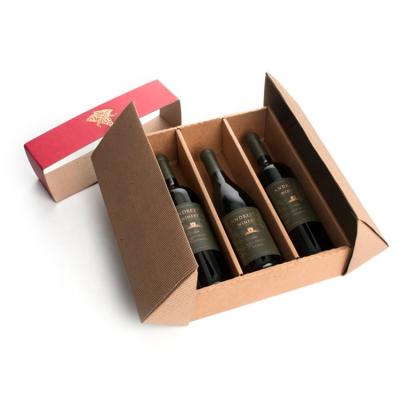 China Recycled Materials Factory Price High Quality Eco - Friendly Leather Material Made Custom Design Elegant Wine Bottle Gift Packaging Boxes for sale