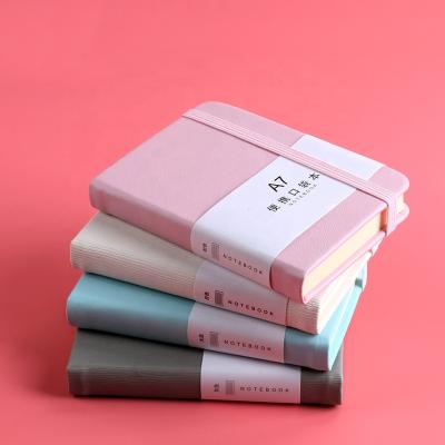 China Printed PU Leather Notepad Mini Notebook Student A7/A6 Portable Notebook for sale