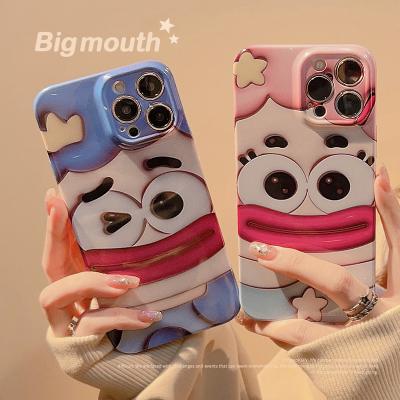 China Shiny Funny 3D Couples Cell Phone Case Shockproof For iphone 14 plus 13 12 pro 11 max X XS max 8 7 plus for sale