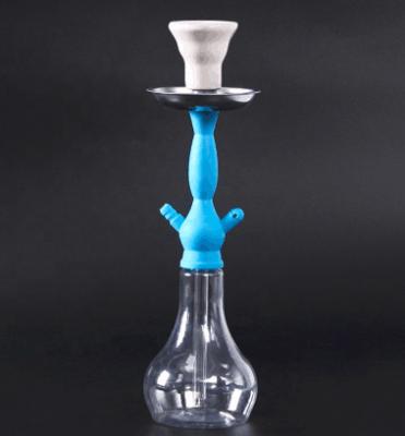 China New design cheap acrylic portable hookah plastic shisha set plastic shisha set with different color for sale