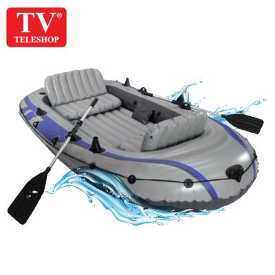 China 2022 New PVC Item PVC 322cm 3 Person Fishing Inflatable Boat Set for sale