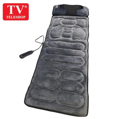 China Comfortable Vibration Full Body Massage Back Mattress With Heat Therapy for sale