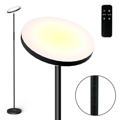 China Modern Remote Control Dimmable Floor Lamp 2700-6500k LED CCT Floor Lamp 24w Led Floor Lamp High Brightness for sale