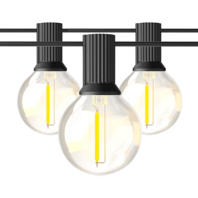 China Good Quality Indoor Clear /Outdoor Glass Edison Bulb Party Decor G40 e12 Led Bulb for sale