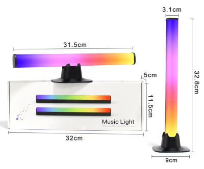 China Eco-friendly Dream Auxiliary Magic Slim Stick Google Digital Color Stage Wireless Remote Control 6 Modes Ambient Light Music for sale