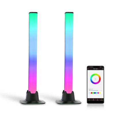 China Eco-friendly 5w Rainbow Multicolor RGB Dimming Smart Rechargeable Screen Monitor Wall Decor Led Sleep TV Party Atmosphere Desk Lamp for sale