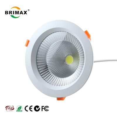 China Downlights Brimax SAA RoHS C-Tick FCC Certificates FCC Dimmable Hole Size 25w 2750lm Hole Size 25w 2750lm Recessed Led Downlight for sale