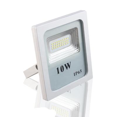 China Outdoor Lighting IP65 Waterproof 3000K 4000K 5000K 6000K SMD Led Source 10W Ultrathin AC LED Driverless Waterproof Outdoor Floodlight for sale