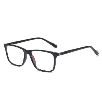 China 2021 New Eco Friendly Rectangle Men Classic Acetate Eyeglasses Modern Optical Frames With Spring Hinge for sale