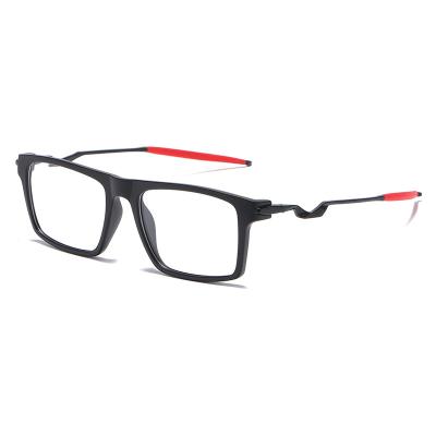 China Sports 2021 modern wholesale unisex tr90 glasses aluminum optical frame seller for men for sale