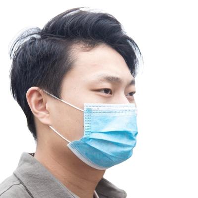 China Eco-Friendly Manufacturer Large Stock Disposable Medical Face Mask 3ply With Earloop for sale