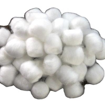 China Disposable Cotton Absorbent Ball Medical Wholesale Absorbent White Sterile Cotton Swab Balls 100% Surgical Cotton 100% Pure for sale