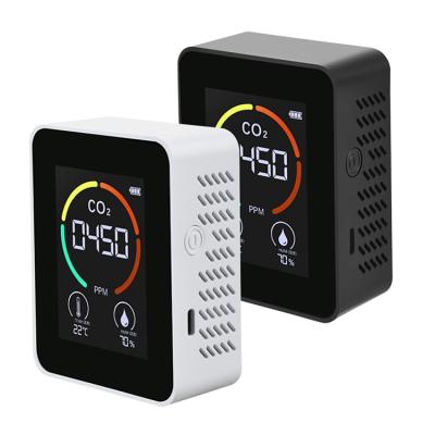 China Led Mini Digital Display Fresh Air Indoor CO2 Controller Air Pollution Sensor PM2.5 Air Quality Detector for sale