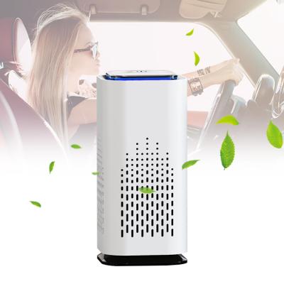 China UV Sterilization USB HEPA Filter Air Purifier Car Air Purifier with HEPA Filter for sale