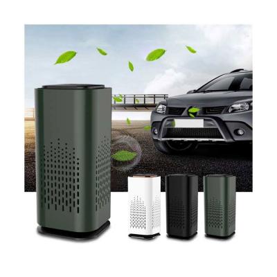 China Small Charcoal Mini Car Air Purifier Portable Sterilization Car Air Purifier UV High Quality Product for sale