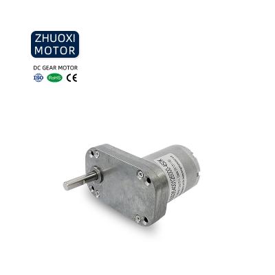 China 65 mm dc motor 90 degree 10w reverse gearbox totally enclosed flat gear motor 24v for sale