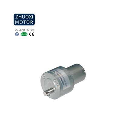 China Factory Price High Torque Low Power Totally Enclosed DC Gear Motor 50 Mm Gearbox Speed ​​3 Geared Motor Per Rpm for sale