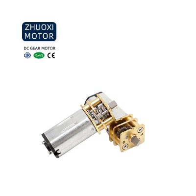 China Totally Enclosed Micro DC Motor 6v 12v 500 RPM 12mm Dual Shaft Mini Metal Gear Motor for sale